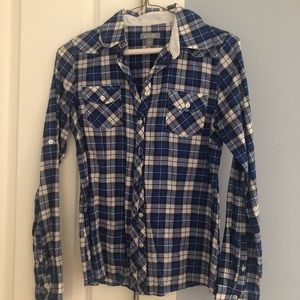 Delias Blue White Flannel